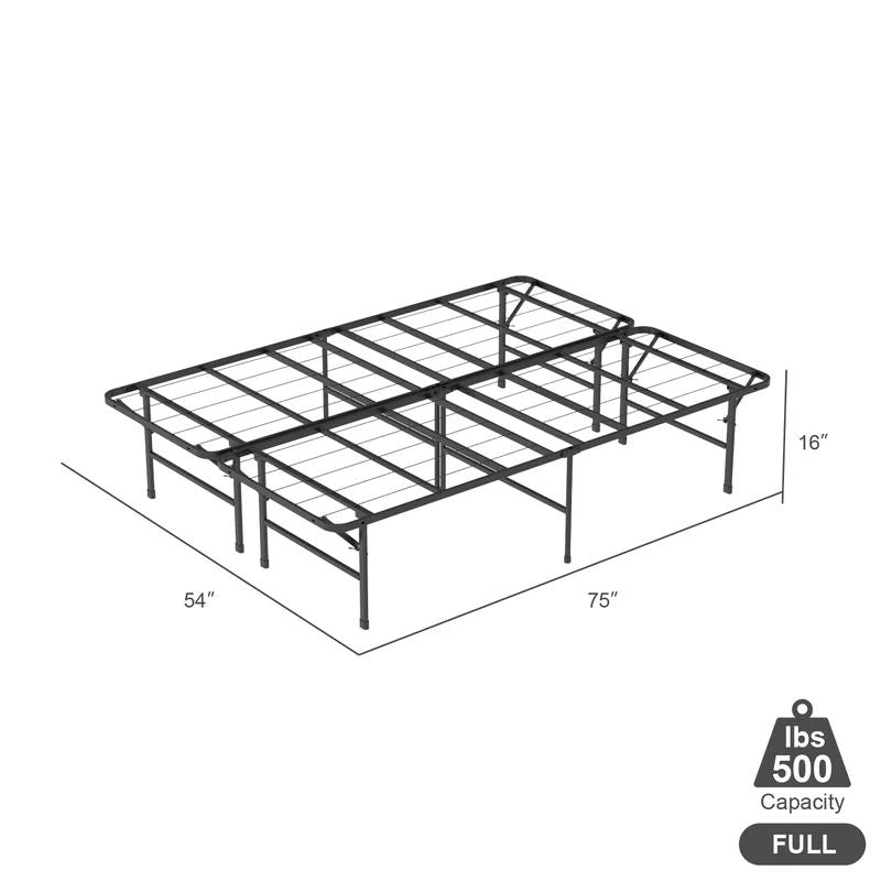 VENI 16 Inch Foldable Bed Frame Mattress Foundation