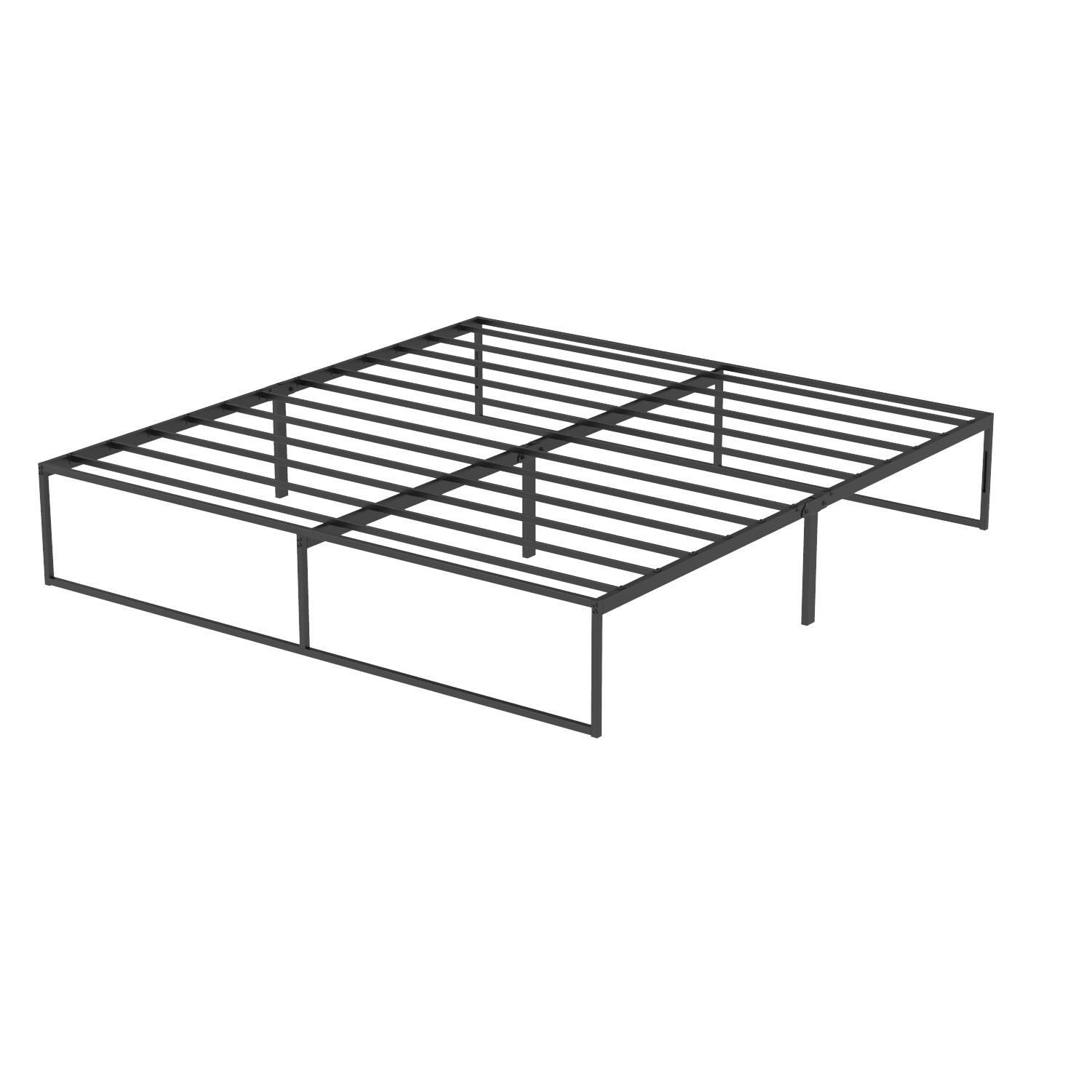 VENI HOME Modern Strong Durable Bed Frame Metal Platform Bed