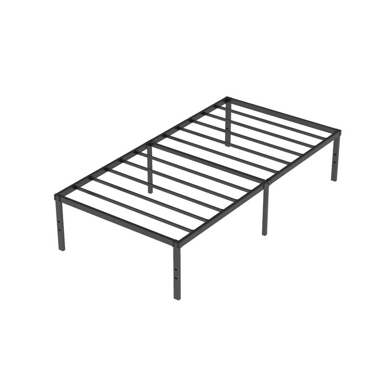 VENI Simple Metal Bed Frame: 14 Inch Minimalist Design